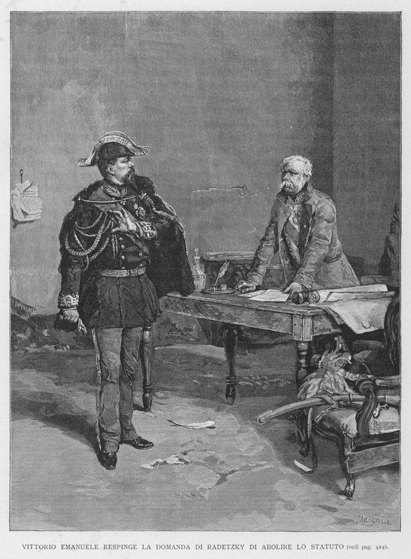 Vittorio Emanuele, Radetzky