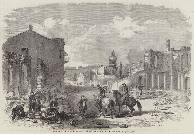 Sivastopol sokak by Edward Angelo Goodall