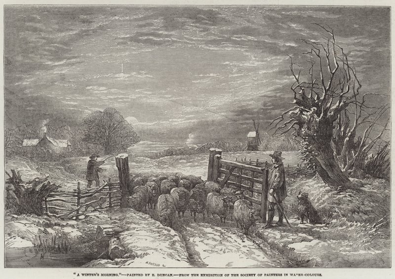 Bir Kış Sabahı by Edward Duncan