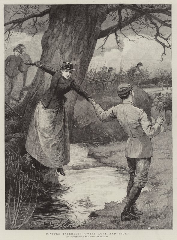 Bölünmüş İlgi Alanları, 'twixt Love and Sport by Edward Frederick Brewtnall