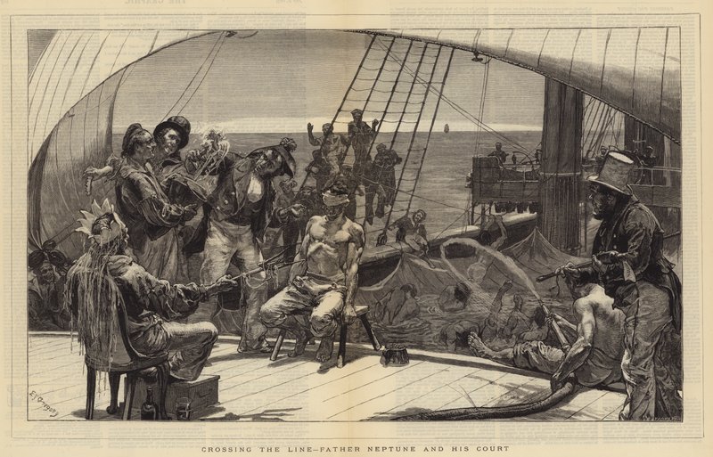 Çizgiyi Aşmak, Neptün Peder ve Sarayı by Edward John Gregory