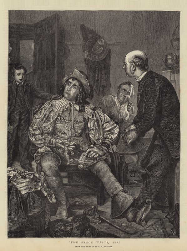 Sahne Bekler efendim by Edward Killingworth Johnson