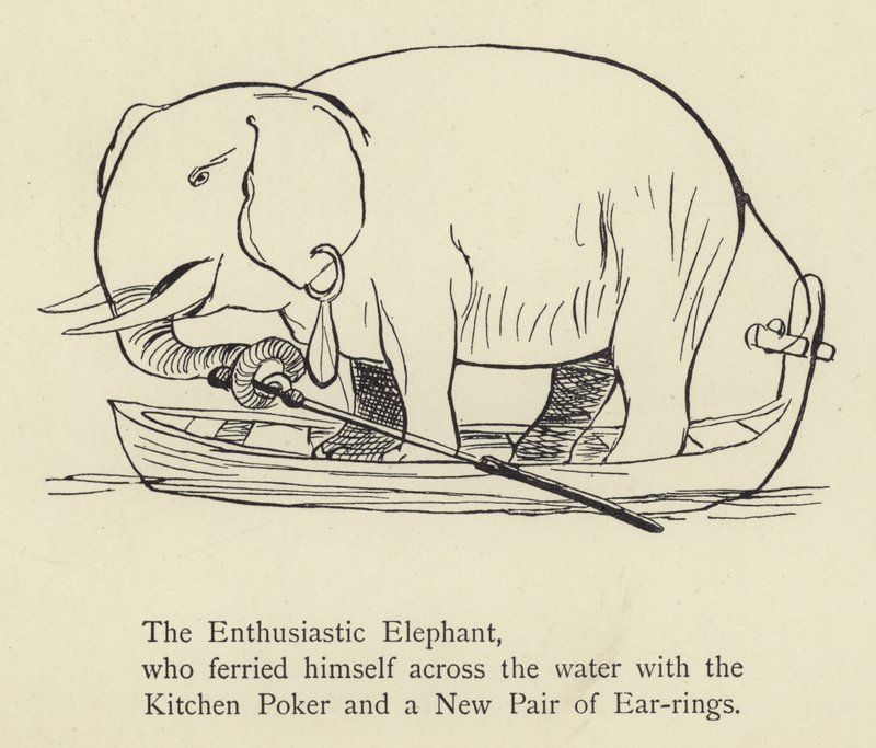 Hevesli Fil by Edward Lear