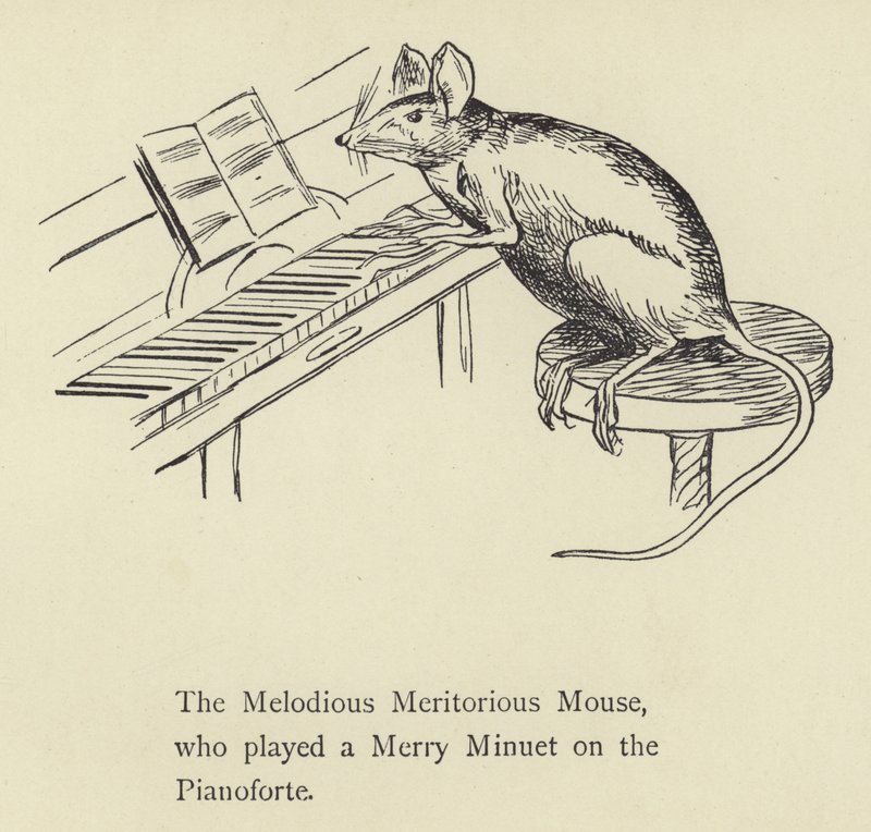 The Melodious Meritorious Mouse  by Edward Lear