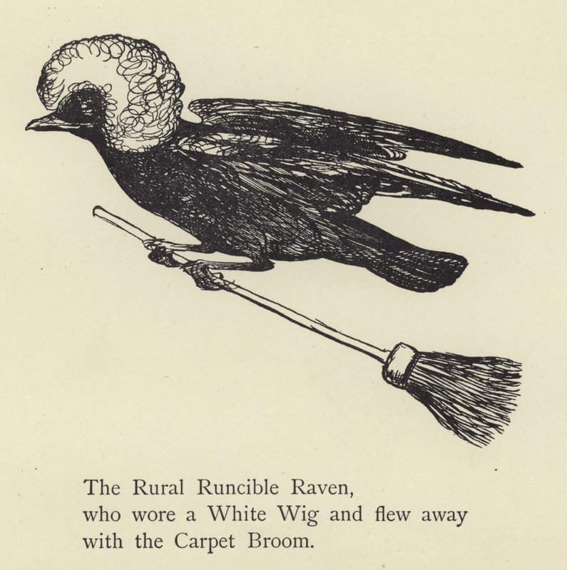 Kırsal Runcible Kuzgun by Edward Lear