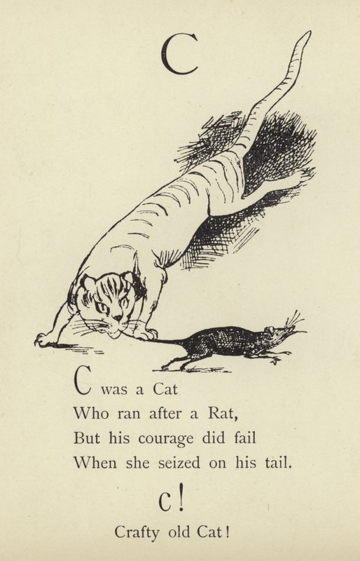 C harfi by Edward Lear