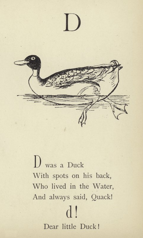 D harfi by Edward Lear