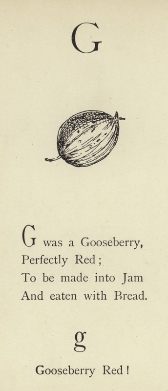 G harfi by Edward Lear