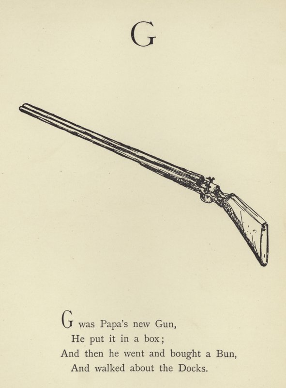 G harfi by Edward Lear