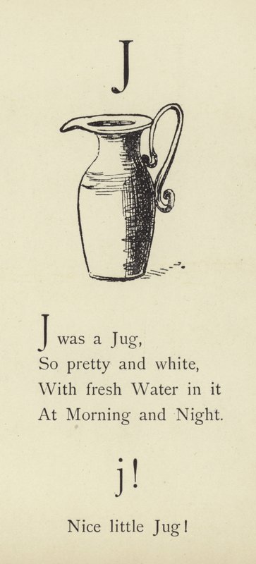 J harfi by Edward Lear