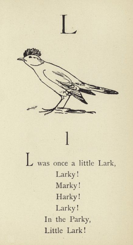 L harfi by Edward Lear