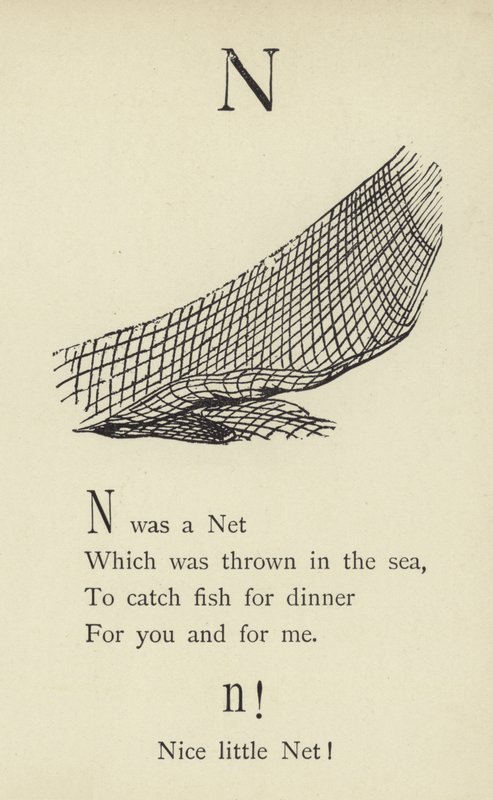 N harfi by Edward Lear