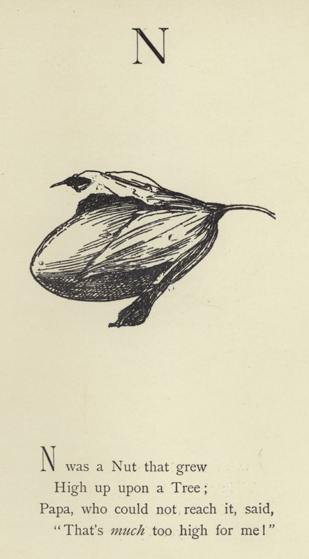 N harfi by Edward Lear