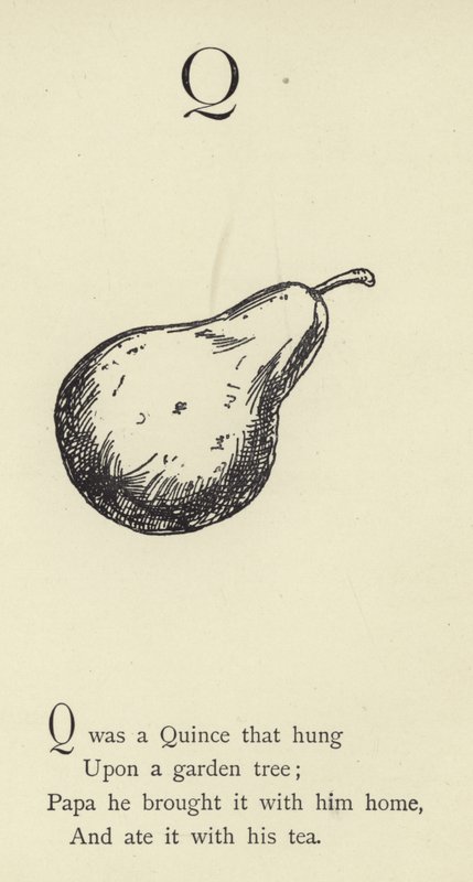 Q harfi by Edward Lear