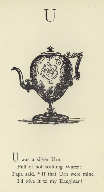 The letter U  by Edward Lear