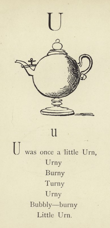 U harfi by Edward Lear
