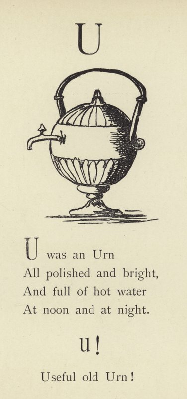 U harfi by Edward Lear
