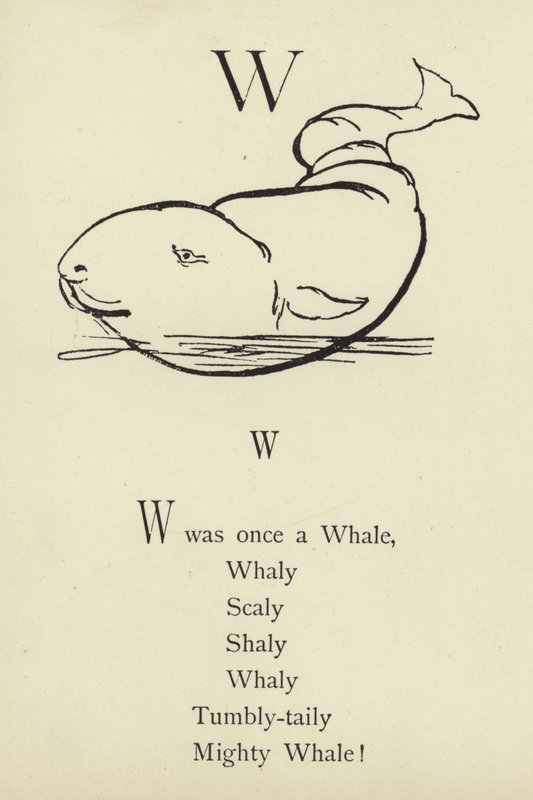 W harfi by Edward Lear