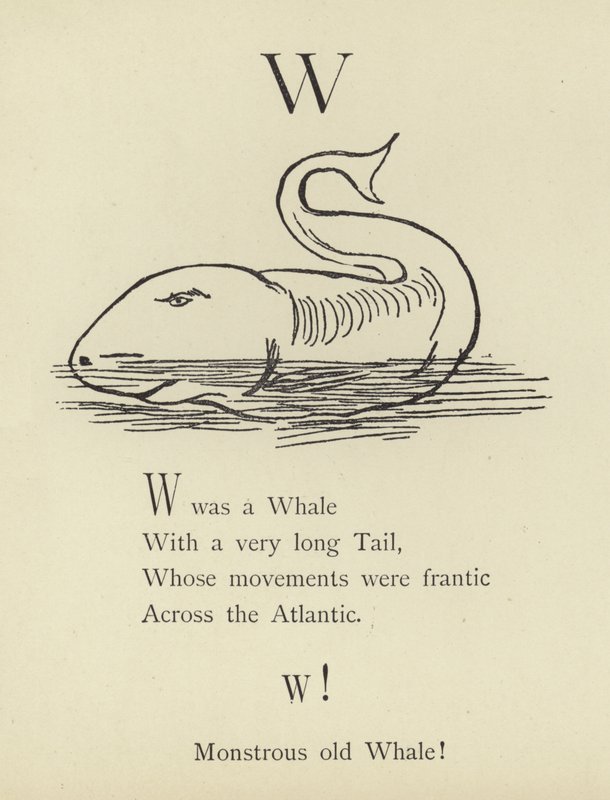 W harfi by Edward Lear