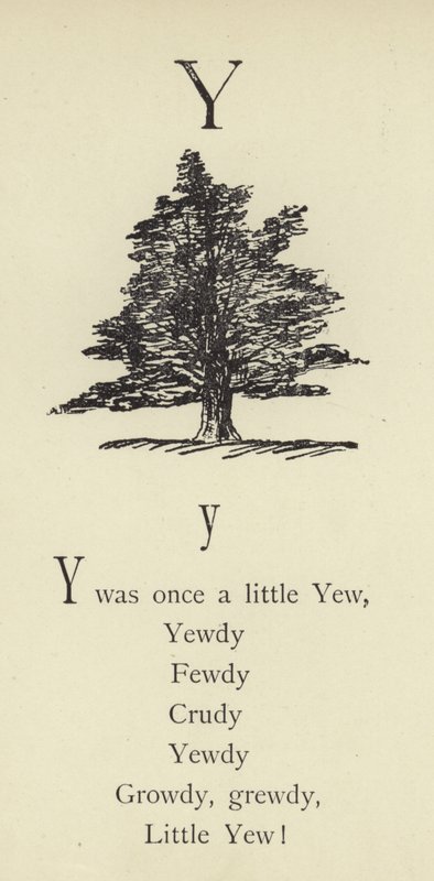 Y harfi by Edward Lear