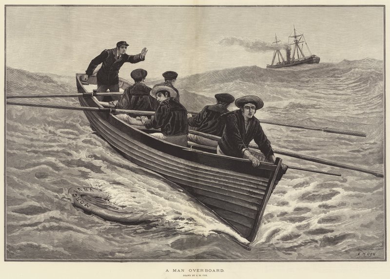 Bir Adam Denize Düştü by Edward Morant Cox