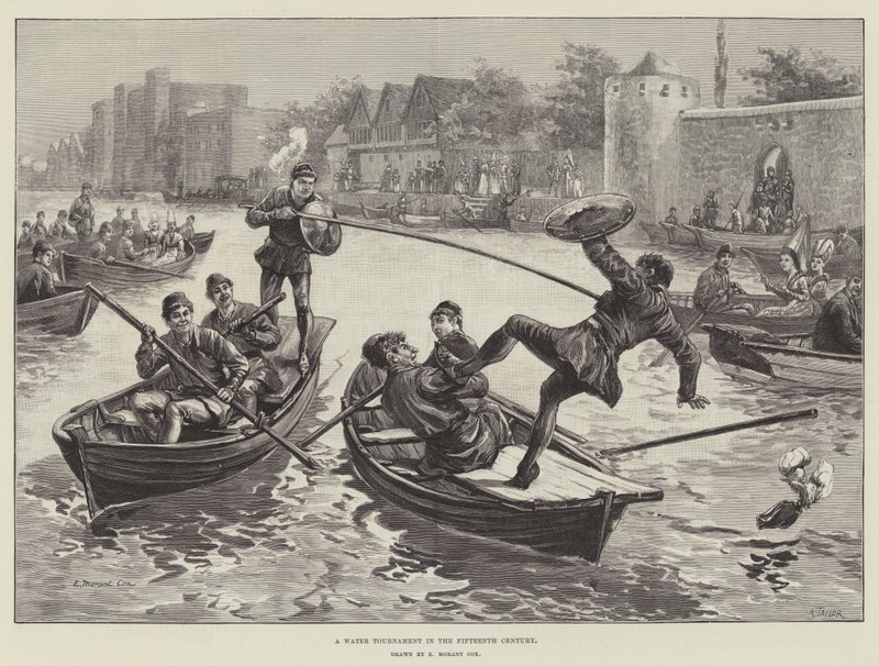 On Beşinci Yüzyılda Bir Su Turnuvası by Edward Morant Cox