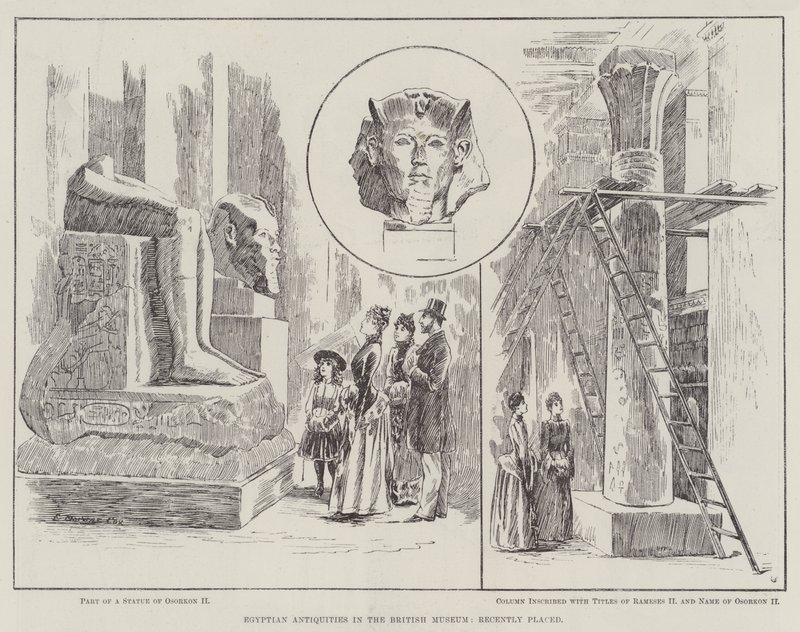 Egyptian Antiquities in the British Museum, recently placed  by Edward Morant Cox
