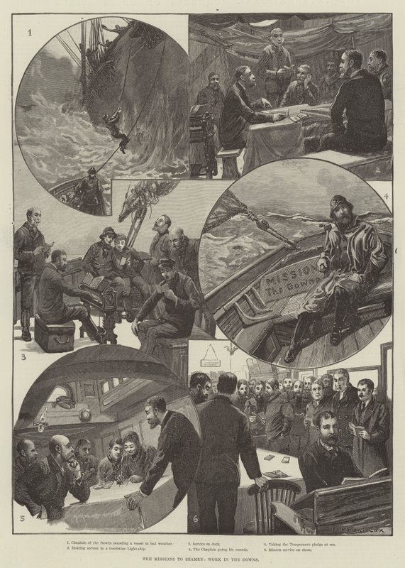 Denizcilere Görevler, Downs'ta Çalışın by Edward Morant Cox