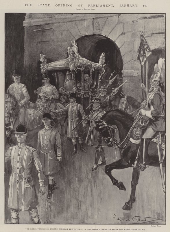 Parlamentonun Devlet Açılışı, 16 Ocak by Edward Read