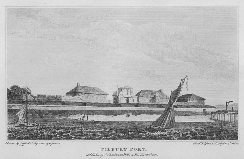 Tilbury Kalesi (gravür) by Edward (after) Gyfford