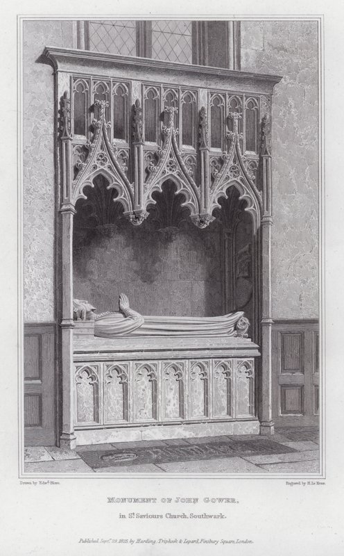 John Gower Anıtı, St Saviors Kilisesi, Southwark
