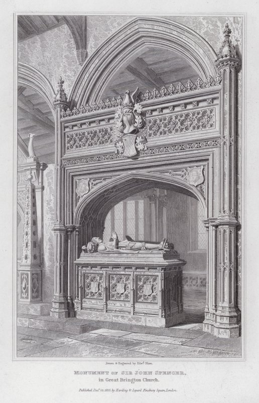 Sir John Spencer Anıtı, Great Brington Kilisesi