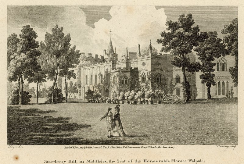 Strawberry Hill, Twickenham, Londra, Sayın Horace Walpole