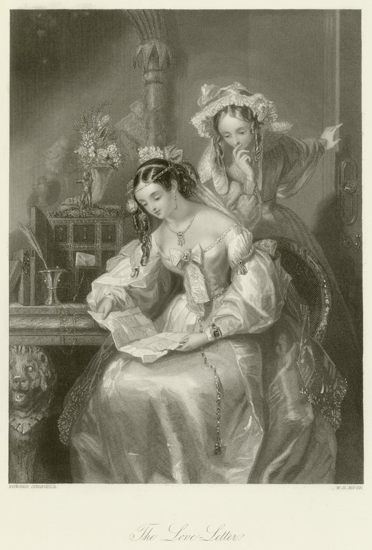 Aşk mektubu by Edward Henry Corbould