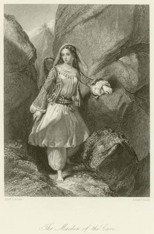 Mağaranın Kızı by Edward Henry Corbould