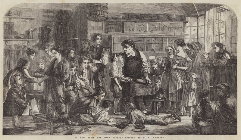 John Pounds için Yeni Bir Öğrenci by Edward Henry Wehnert