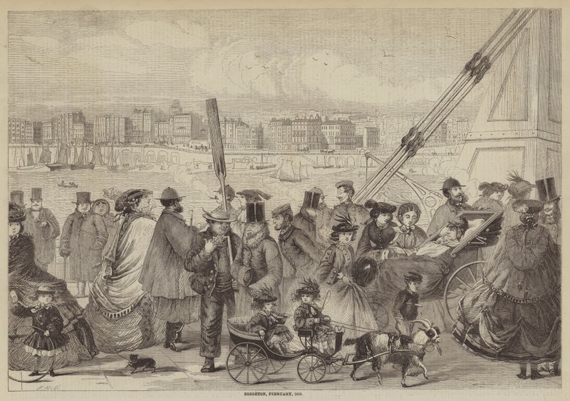 Brighton, Şubat 1859 by Edward Hull