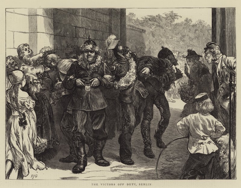 Victors Off Duty, Berlin by Edward John Gregory