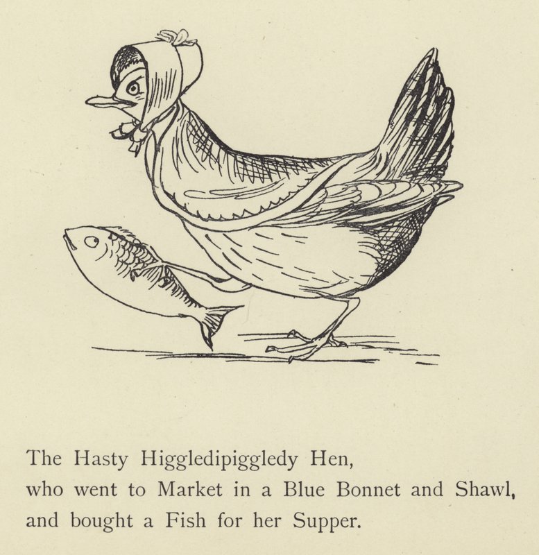 Aceleci Higgledipiggledy Tavuk by Edward Lear