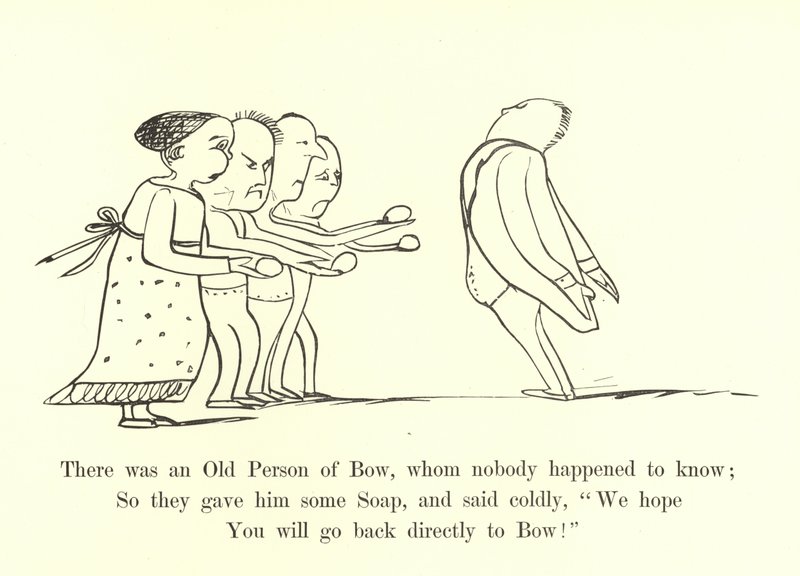 There was an Old Person of Bow, whom nobody happened to know  by Edward Lear