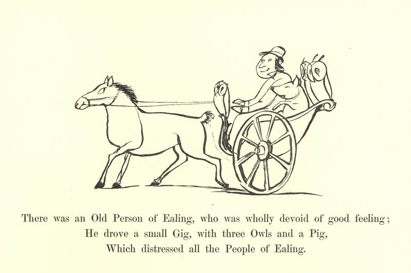 İyi hislerden tamamen yoksun olan bir Ealing Yaşlısı vardı. by Edward Lear