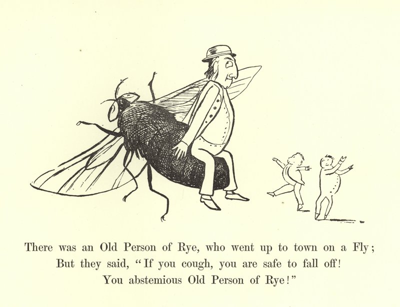 There was an Old Person of Rye, who went up to town on a Fly  by Edward Lear