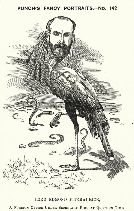 Yumruk karikatür: Edmond Fitzmaurice by Edward Linley (after) Sambourne