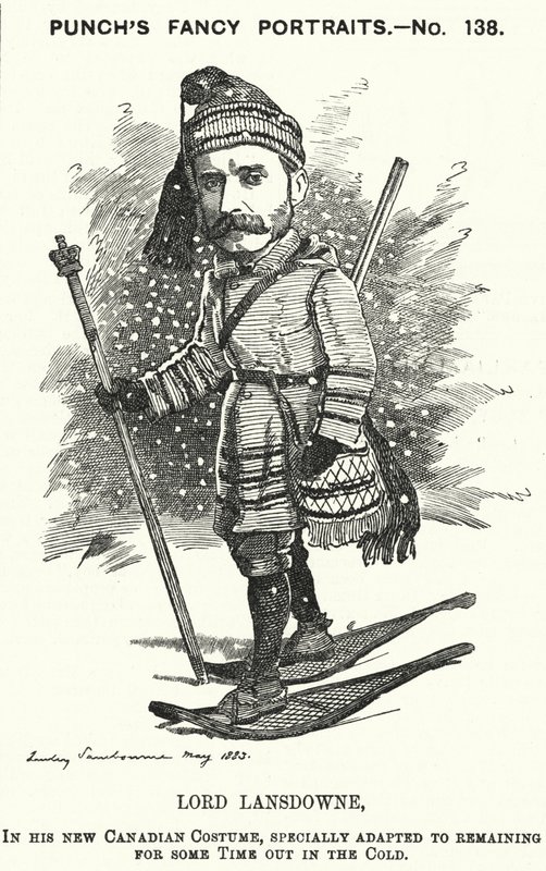 Yumruk karikatür: Henry Petty-Fitzmaurice, Lansdowne 5 Marki, İngiliz politikacı ve Kanada Genel Valisi (gravür) by Edward Linley (after) Sambourne