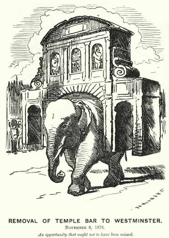 Punch karikatür: Temple Bar