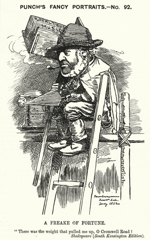Punch karikatür: Sir Charles James Freake by Edward Linley (after) Sambourne