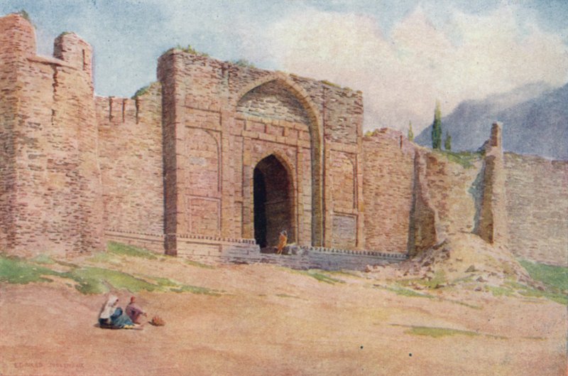 Dış Duvar Kapısı, Hari Parbat Kalesi, Srinagar by Edward Mary Joseph Molyneux