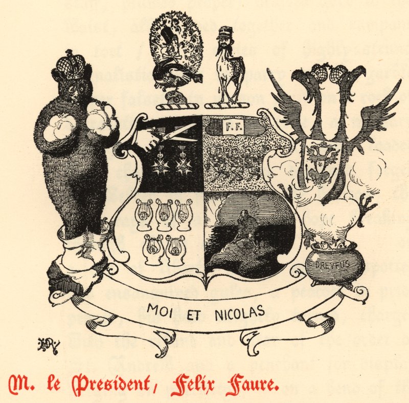 M Le Başkan, Felix Faure (gravür) by Edward Tennyson Reed