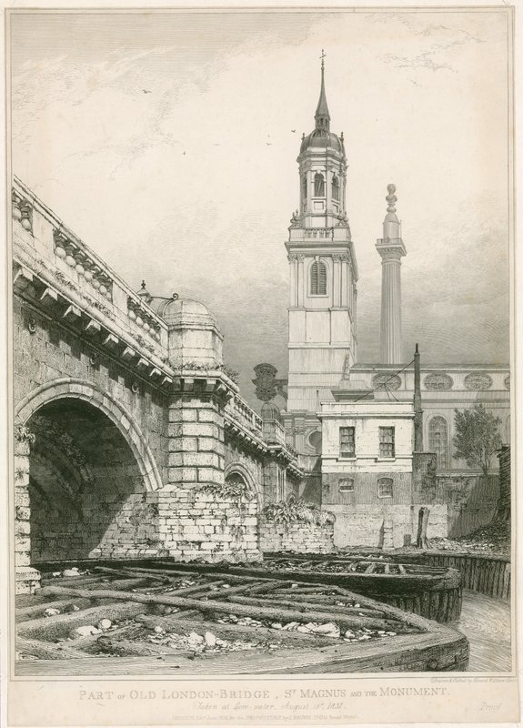 Eski Londra Köprüsü, St Magnus ve Anıt