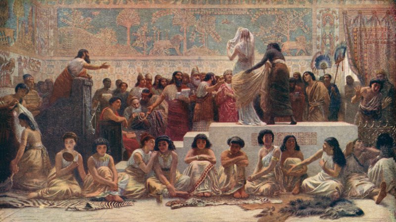 The Babylonian Marriage Market  by Edwin Longsden Long